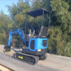 Sutz TK-10-1 MINI Excavator Blue and Yellow 1 Ton 13.5HP