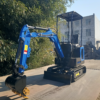 Sutz TK-10-1 MINI Excavator Blue and Yellow 1 Ton 13.5HP