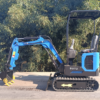 Sutz TK-10-1 MINI Excavator Blue and Yellow 1 Ton 13.5HP